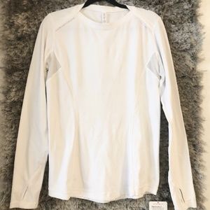 Lululemon Base Runner Long sleeve  NWT!  12 White